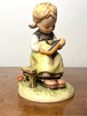 Goebel “Busy Student” figurine school girl 1963 TMK 3